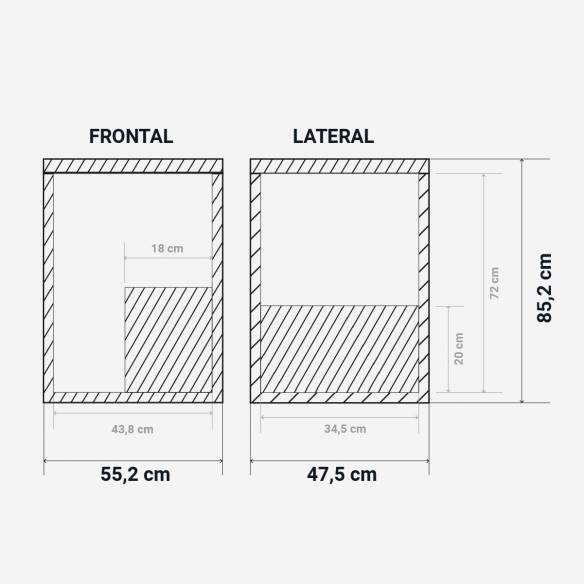 NEPTUNO 5008W Congelador 2 en 1 de 100L 6